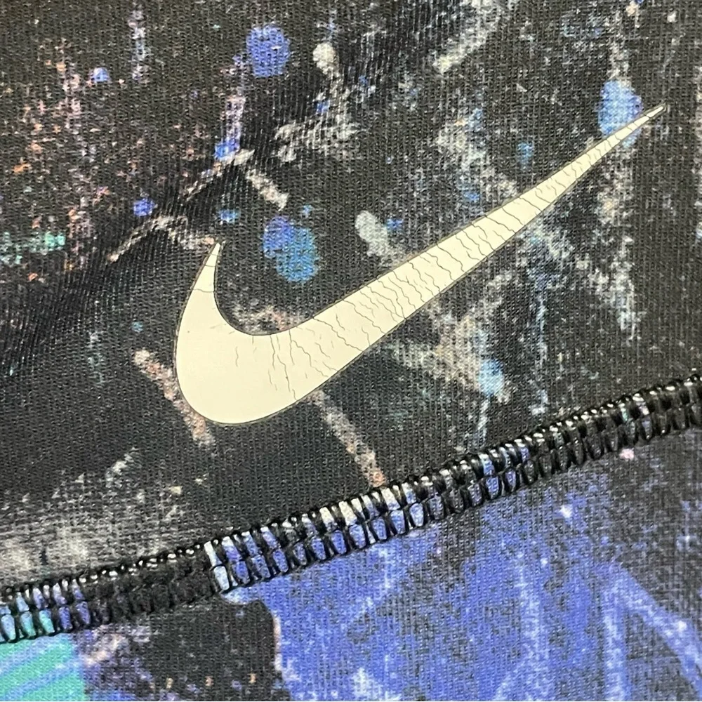 Nike Med Training Day Power Tights Dri-Fit Grafiti Print Graphic Print Leggings
